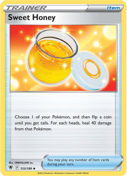 Sweet Honey : SWORD AND SHIELD ASTRAL RADIANCE 153/189 - Pokemon Single Card