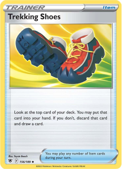 Trekking Shoes : SWORD AND SHIELD ASTRAL RADIANCE 156/189 - Pokemon Single Card