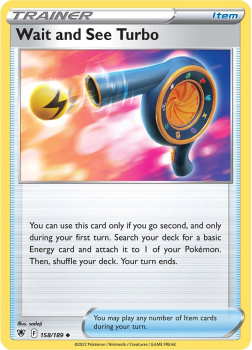 Wait and See Turbo : SWORD AND SHIELD ASTRAL RADIANCE 158/189 - Pokemon Single Card