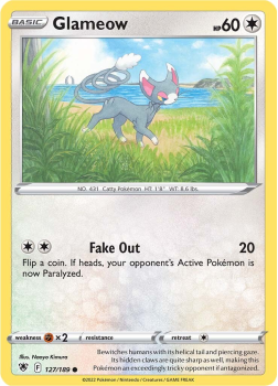 Glameow : SWORD AND SHIELD ASTRAL RADIANCE 127/189 - Pokemon Single Card