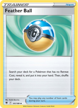 Feather Ball : SWORD AND SHIELD ASTRAL RADIANCE 141/189 - Pokemon Single Card