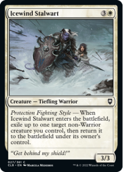 Icewind Stalwart : 027/361 COMMANDER LEGENDS: BATTLE FOR BALDUR'S GATE - Magic the Gathering Single Card