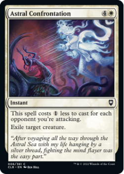 Astral Confrontation : 006/361 COMMANDER LEGENDS: BATTLE FOR BALDUR'S GATE - Magic the Gathering Single Card