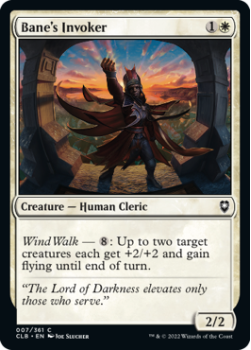 Bane's Invoker (FOIL): 007/361 COMMANDER LEGENDS: BATTLE FOR BALDUR'S GATE - Magic the Gathering Single Card