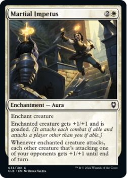 Martial Impetus : 033/361 COMMANDER LEGENDS: BATTLE FOR BALDUR'S GATE - Magic the Gathering Single Card