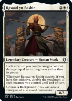Rasaad yn Bashir : 037/361 COMMANDER LEGENDS: BATTLE FOR BALDUR'S GATE - Magic the Gathering Single Card