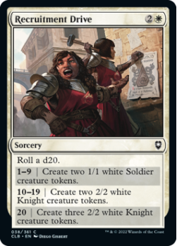 Recruitment Drive : 038/361 COMMANDER LEGENDS: BATTLE FOR BALDUR'S GATE - Magic the Gathering Single Card