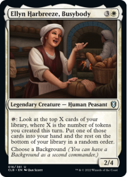 Ellyn Harbreeze, Busybody (FOIL): 016/361 COMMANDER LEGENDS: BATTLE FOR BALDUR'S GATE - Magic the Gathering Single Card