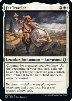 Far Traveler : 017/361 COMMANDER LEGENDS: BATTLE FOR BALDUR'S GATE - Magic the Gathering Single Card