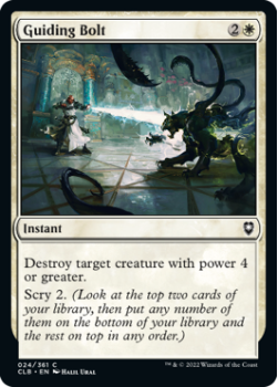 Guiding Bolt : 024/361 COMMANDER LEGENDS: BATTLE FOR BALDUR'S GATE - Magic the Gathering Single Card