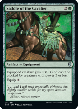 Saddle of the Cavalier : 251/361 COMMANDER LEGENDS: BATTLE FOR BALDUR'S GATE - Magic the Gathering Single Card