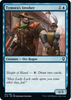 Tymora's Invoker : 101/361 COMMANDER LEGENDS: BATTLE FOR BALDUR'S GATE - Magic the Gathering Single Card