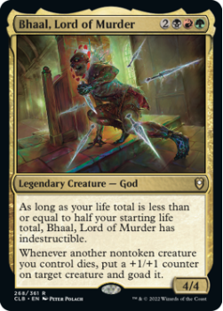 Bhaal, Lord of Murder : 268/361 COMMANDER LEGENDS: BATTLE FOR BALDUR'S GATE - Magic the Gathering Single Card