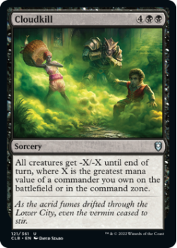 Cloudkill : 121/361 COMMANDER LEGENDS: BATTLE FOR BALDUR'S GATE - Magic the Gathering Single Card