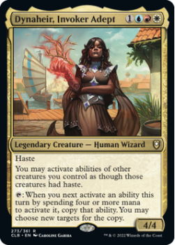 Dynaheir, Invoker Adept : 273/361 COMMANDER LEGENDS: BATTLE FOR BALDUR'S GATE - Magic the Gathering Single Card