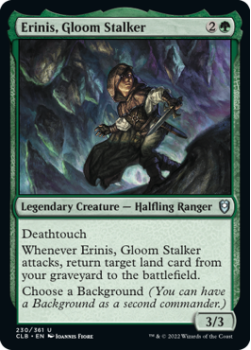 Erinis, Gloom Stalker : 230/361 COMMANDER LEGENDS: BATTLE FOR BALDUR'S GATE - Magic the Gathering Single Card