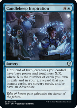 Candlekeep Inspiration : 059/361 COMMANDER LEGENDS: BATTLE FOR BALDUR'S GATE - Magic the Gathering Single Card