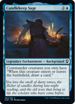 Candlekeep Sage : 060/361 COMMANDER LEGENDS: BATTLE FOR BALDUR'S GATE - Magic the Gathering Single Card