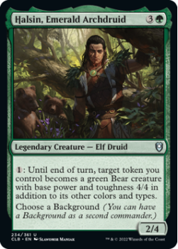 Halsin, Emerald Archdruid : 234/361 COMMANDER LEGENDS: BATTLE FOR BALDUR'S GATE - Magic the Gathering Single Card