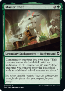 Master Chef : 241/361 COMMANDER LEGENDS: BATTLE FOR BALDUR'S GATE - Magic the Gathering Single Card