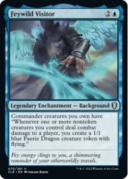 Feywild Visitor : 070/361 COMMANDER LEGENDS: BATTLE FOR BALDUR'S GATE - Magic the Gathering Single Card
