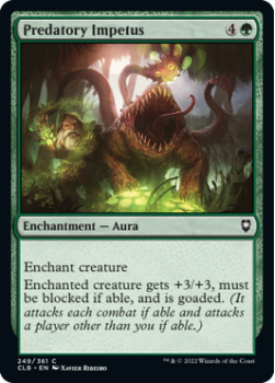 Predatory Impetus : 249/361 COMMANDER LEGENDS: BATTLE FOR BALDUR'S GATE - Magic the Gathering Single Card