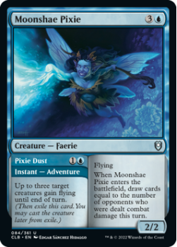 Moonshae Pixie : 084/361 COMMANDER LEGENDS: BATTLE FOR BALDUR'S GATE - Magic the Gathering Single Card
