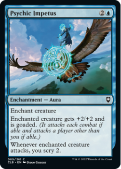 Psychic Impetus : 089/361 COMMANDER LEGENDS: BATTLE FOR BALDUR'S GATE - Magic the Gathering Single Card