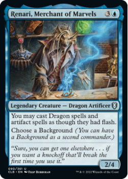 Renari, Merchant of Marvels : 090/361 COMMANDER LEGENDS: BATTLE FOR BALDUR'S GATE - Magic the Gathering Single Card