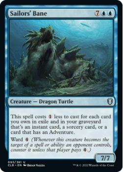 Sailors' Bane (FOIL): 093/361 COMMANDER LEGENDS: BATTLE FOR BALDUR'S GATE - Magic the Gathering Single Card