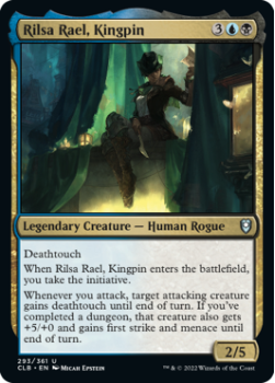 Rilsa Rael, Kingpin : 293/361 COMMANDER LEGENDS: BATTLE FOR BALDUR'S GATE - Magic the Gathering Single Card