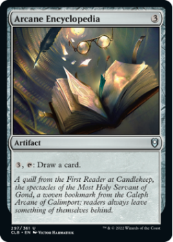 Arcane Encyclopedia : 297/361 COMMANDER LEGENDS: BATTLE FOR BALDUR'S GATE - Magic the Gathering Single Card