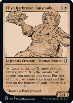 Ellyn Harbreeze, Busybody (SHOWCASE) : 377 COMMANDER LEGENDS: BATTLE FOR BALDUR'S GATE - Magic the Gathering Single Card