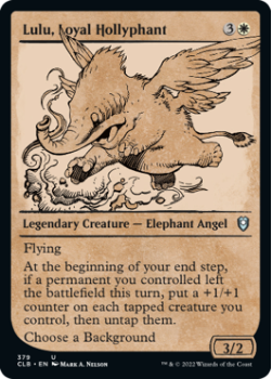 Lulu, Loyal Hollyphant (SHOWCASE) : 379 COMMANDER LEGENDS: BATTLE FOR BALDUR'S GATE - Magic the Gathering Single Card