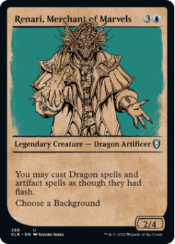 Renari, Merchant of Marvels (SHOWCASE) : 386 COMMANDER LEGENDS: BATTLE FOR BALDUR'S GATE - Magic the Gathering Single Card
