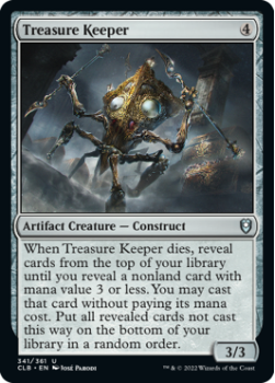 Treasure Keeper : 341/361 COMMANDER LEGENDS: BATTLE FOR BALDUR'S GATE - Magic the Gathering Single Card