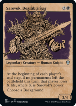 Sarevok, Deathbringer (SHOWCASE) : 391 COMMANDER LEGENDS: BATTLE FOR BALDUR'S GATE - Magic the Gathering Single Card
