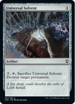 Universal Solvent : 342/361 COMMANDER LEGENDS: BATTLE FOR BALDUR'S GATE - Magic the Gathering Single Card