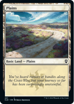 Plains (FOIL): 451 COMMANDER LEGENDS: BATTLE FOR BALDUR'S GATE - Magic the Gathering Single Card