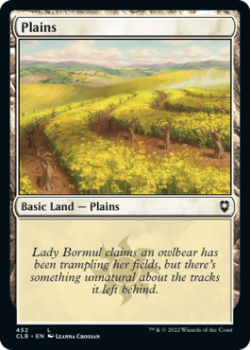 Plains (FOIL): 452 COMMANDER LEGENDS: BATTLE FOR BALDUR'S GATE - Magic the Gathering Single Card