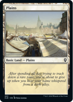 Plains (FOIL): 453 COMMANDER LEGENDS: BATTLE FOR BALDUR'S GATE - Magic the Gathering Single Card