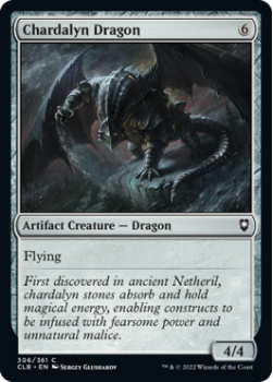 Chardalyn Dragon : 306/361 COMMANDER LEGENDS: BATTLE FOR BALDUR'S GATE - Magic the Gathering Single Card