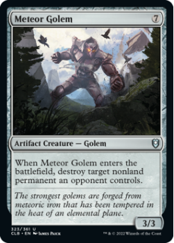 Meteor Golem : 323/361 COMMANDER LEGENDS: BATTLE FOR BALDUR'S GATE - Magic the Gathering Single Card