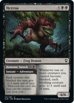 Hezrou : 131/361 COMMANDER LEGENDS: BATTLE FOR BALDUR'S GATE - Magic the Gathering Single Card