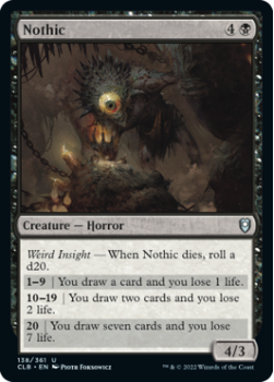 Nothic : 138/361 COMMANDER LEGENDS: BATTLE FOR BALDUR'S GATE - Magic the Gathering Single Card