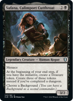 Safana, Calimport Cutthroat : 143/361 COMMANDER LEGENDS: BATTLE FOR BALDUR'S GATE - Magic the Gathering Single Card