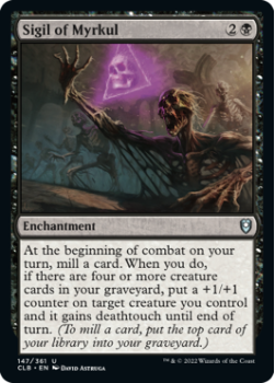 Sigil of Myrkul : 147/361 COMMANDER LEGENDS: BATTLE FOR BALDUR'S GATE - Magic the Gathering Single Card