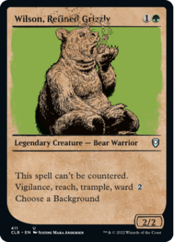 Wilson, Refined Grizzly (SHOWCASE) : 411 COMMANDER LEGENDS: BATTLE FOR BALDUR'S GATE - Magic the Gathering Single Card