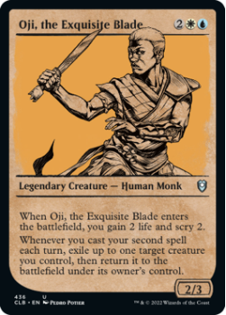 Oji, the Exquisite Blade (SHOWCASE) (FOIL): 436 COMMANDER LEGENDS: BATTLE FOR BALDUR'S GATE - Magic the Gathering Single Card