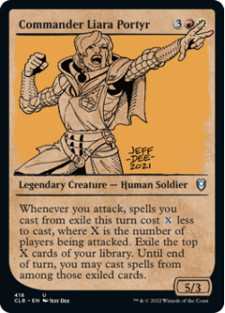 Commander Liara Portyr (SHOWCASE) : 418 COMMANDER LEGENDS: BATTLE FOR BALDUR'S GATE - Magic the Gathering Single Card